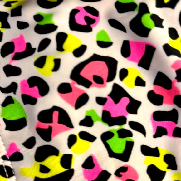 Fluorescent Leopard Print bikini bottom - Picture 2 of 3
